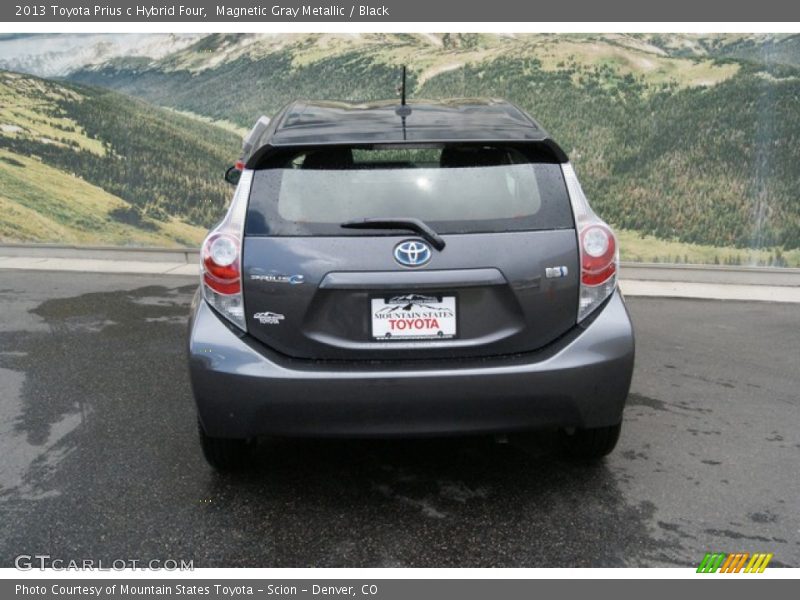 Magnetic Gray Metallic / Black 2013 Toyota Prius c Hybrid Four