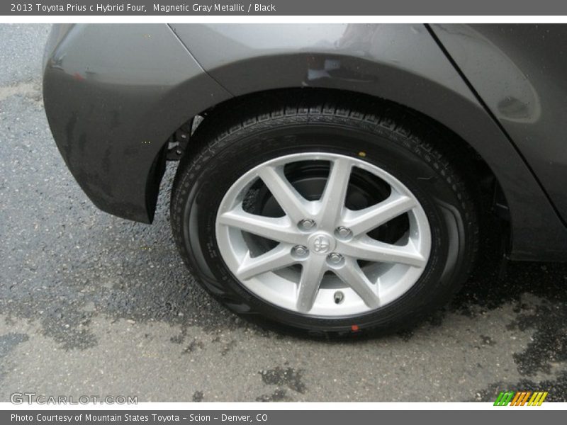 Magnetic Gray Metallic / Black 2013 Toyota Prius c Hybrid Four