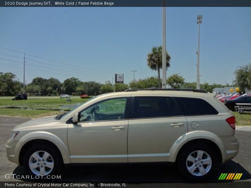 White Gold / Pastel Pebble Beige 2010 Dodge Journey SXT