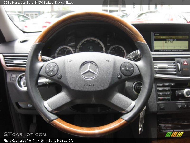 Black / Black 2011 Mercedes-Benz E 350 Sedan