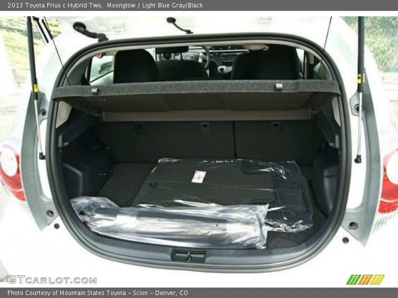 Moonglow / Light Blue Gray/Black 2013 Toyota Prius c Hybrid Two