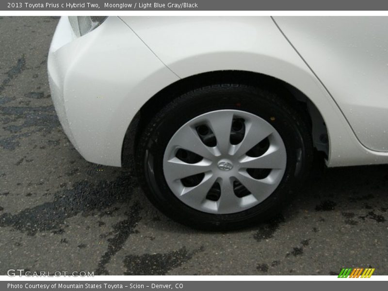 Moonglow / Light Blue Gray/Black 2013 Toyota Prius c Hybrid Two