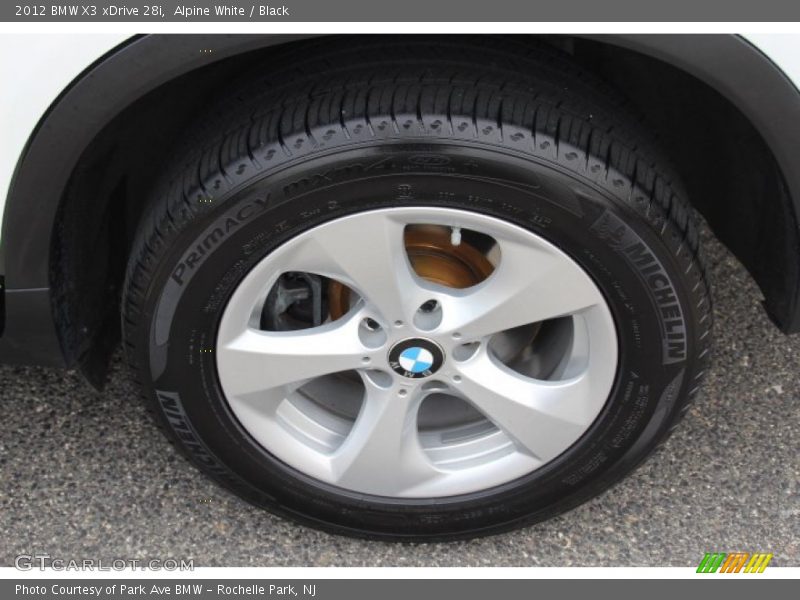 Alpine White / Black 2012 BMW X3 xDrive 28i