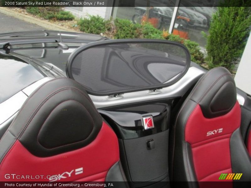 Front Seat of 2008 Sky Red Line Roadster