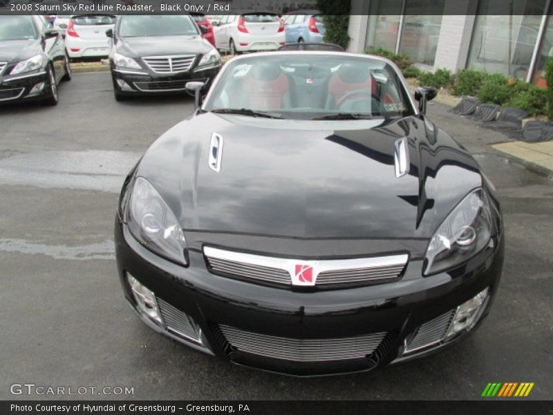 Black Onyx / Red 2008 Saturn Sky Red Line Roadster