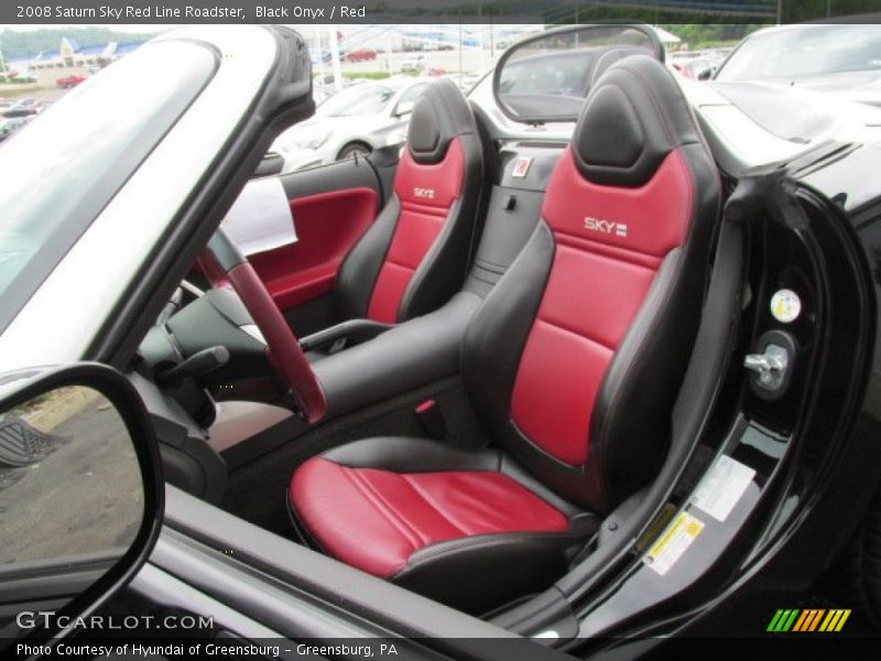  2008 Sky Red Line Roadster Red Interior