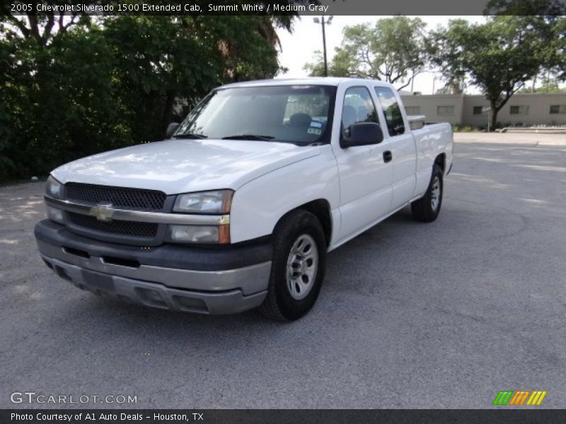 Summit White / Medium Gray 2005 Chevrolet Silverado 1500 Extended Cab