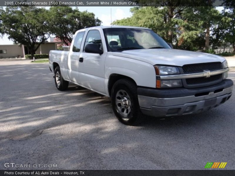 Summit White / Medium Gray 2005 Chevrolet Silverado 1500 Extended Cab