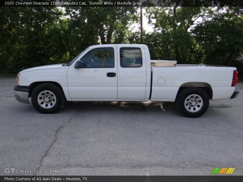 Summit White / Medium Gray 2005 Chevrolet Silverado 1500 Extended Cab