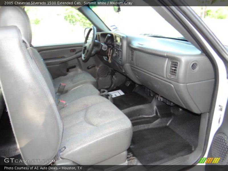 Summit White / Medium Gray 2005 Chevrolet Silverado 1500 Extended Cab