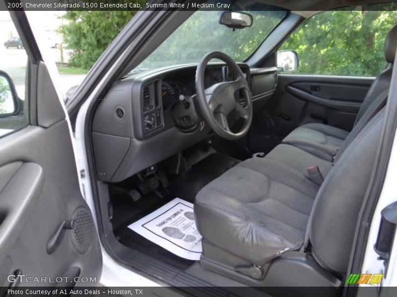 Summit White / Medium Gray 2005 Chevrolet Silverado 1500 Extended Cab