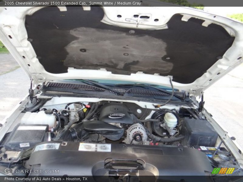Summit White / Medium Gray 2005 Chevrolet Silverado 1500 Extended Cab