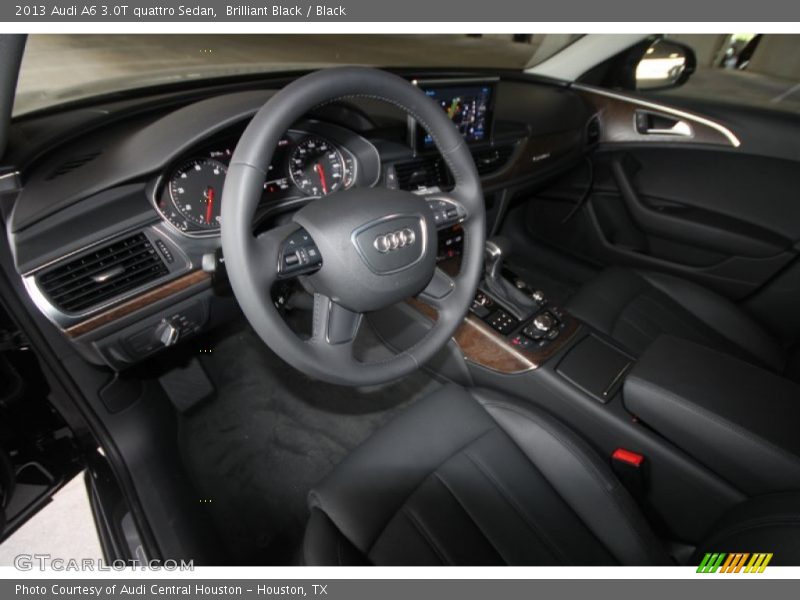 Brilliant Black / Black 2013 Audi A6 3.0T quattro Sedan