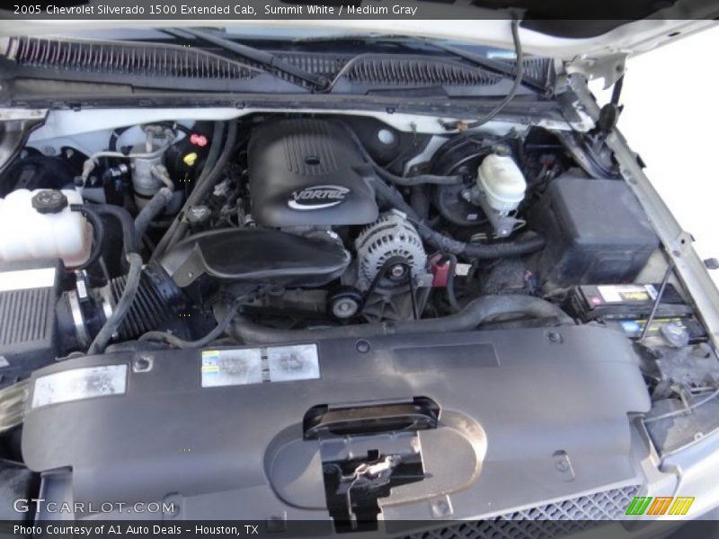 Summit White / Medium Gray 2005 Chevrolet Silverado 1500 Extended Cab
