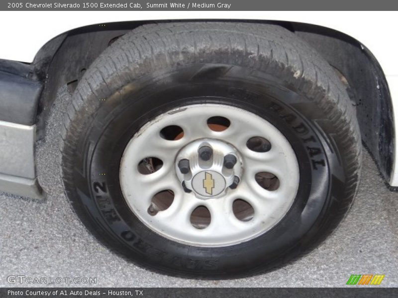 Summit White / Medium Gray 2005 Chevrolet Silverado 1500 Extended Cab