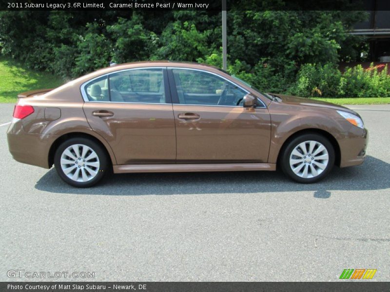 Caramel Bronze Pearl / Warm Ivory 2011 Subaru Legacy 3.6R Limited