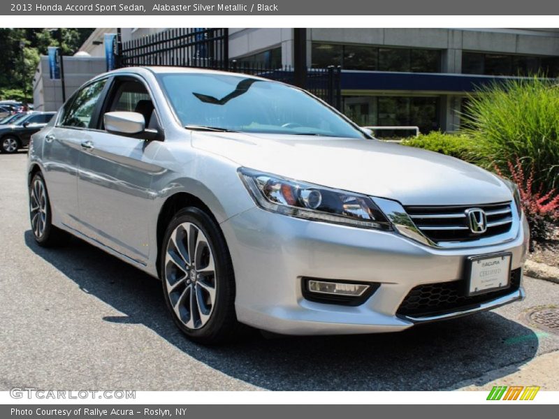 Alabaster Silver Metallic / Black 2013 Honda Accord Sport Sedan