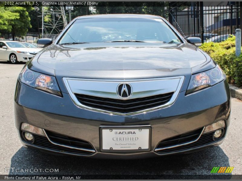 Graphite Luster Metallic / Ebony 2012 Acura TL 3.5