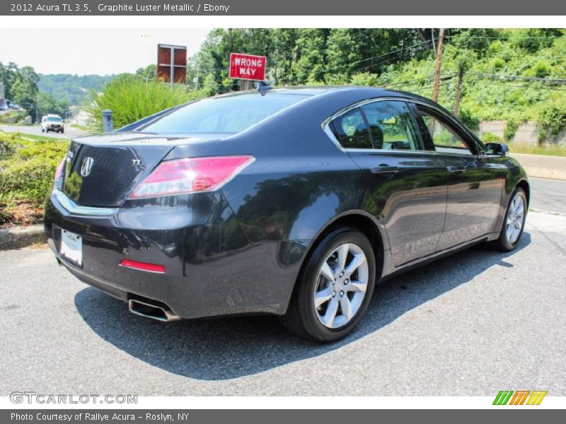 Graphite Luster Metallic / Ebony 2012 Acura TL 3.5