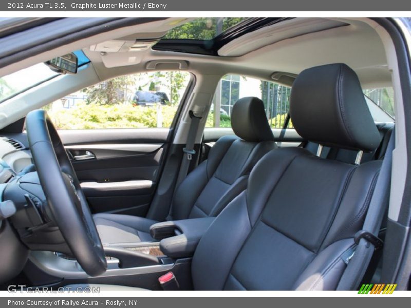 Graphite Luster Metallic / Ebony 2012 Acura TL 3.5