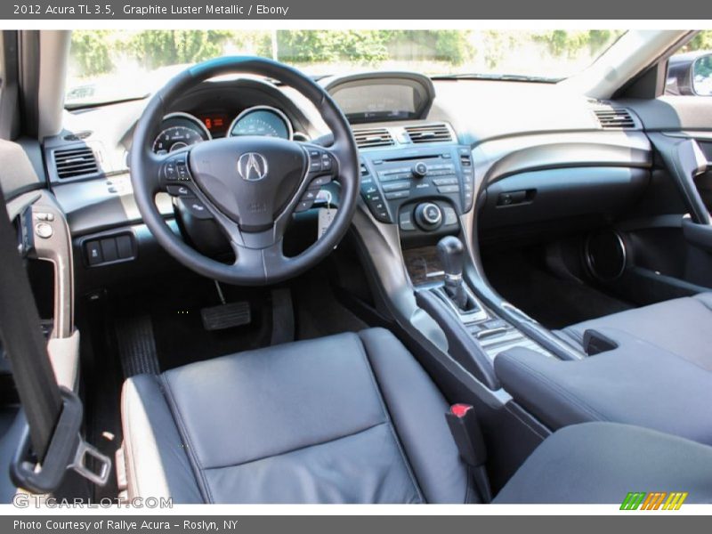 Graphite Luster Metallic / Ebony 2012 Acura TL 3.5