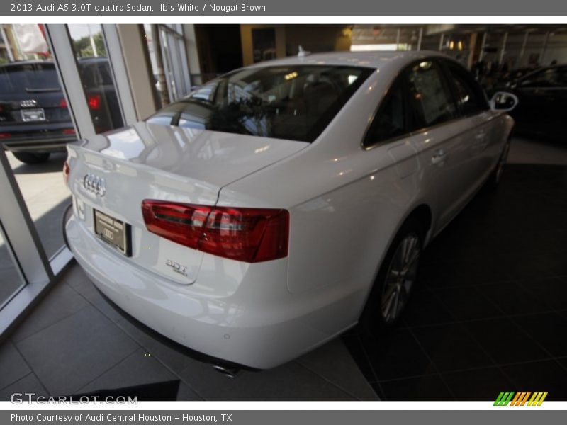 Ibis White / Nougat Brown 2013 Audi A6 3.0T quattro Sedan