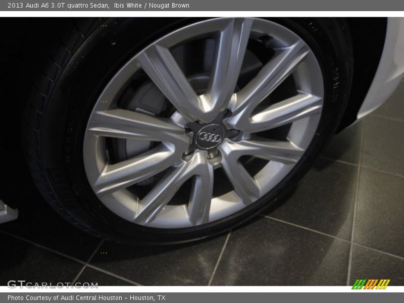 Ibis White / Nougat Brown 2013 Audi A6 3.0T quattro Sedan