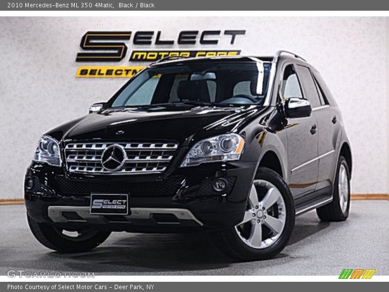 Black / Black 2010 Mercedes-Benz ML 350 4Matic