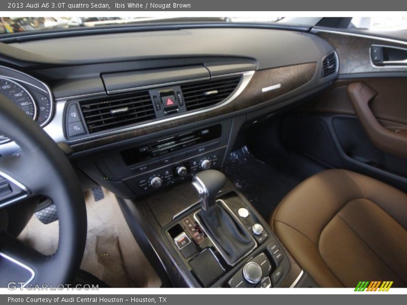 Ibis White / Nougat Brown 2013 Audi A6 3.0T quattro Sedan