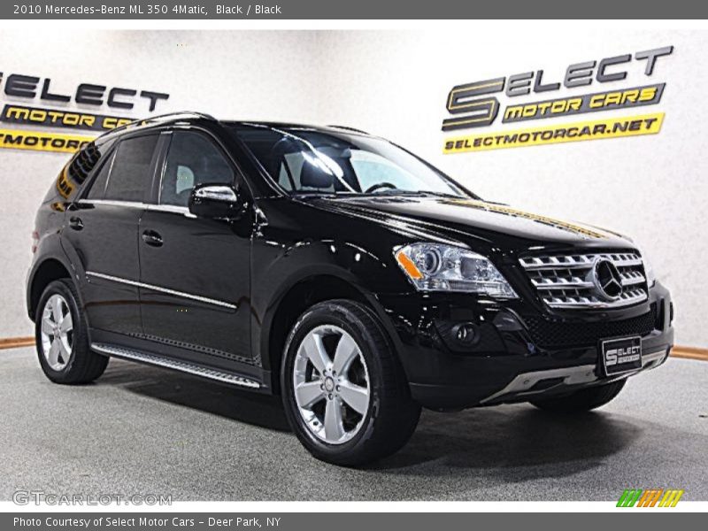 Black / Black 2010 Mercedes-Benz ML 350 4Matic