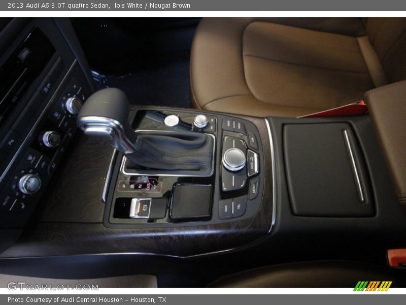 Ibis White / Nougat Brown 2013 Audi A6 3.0T quattro Sedan