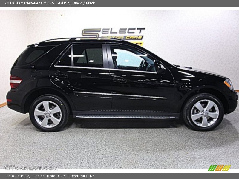 Black / Black 2010 Mercedes-Benz ML 350 4Matic