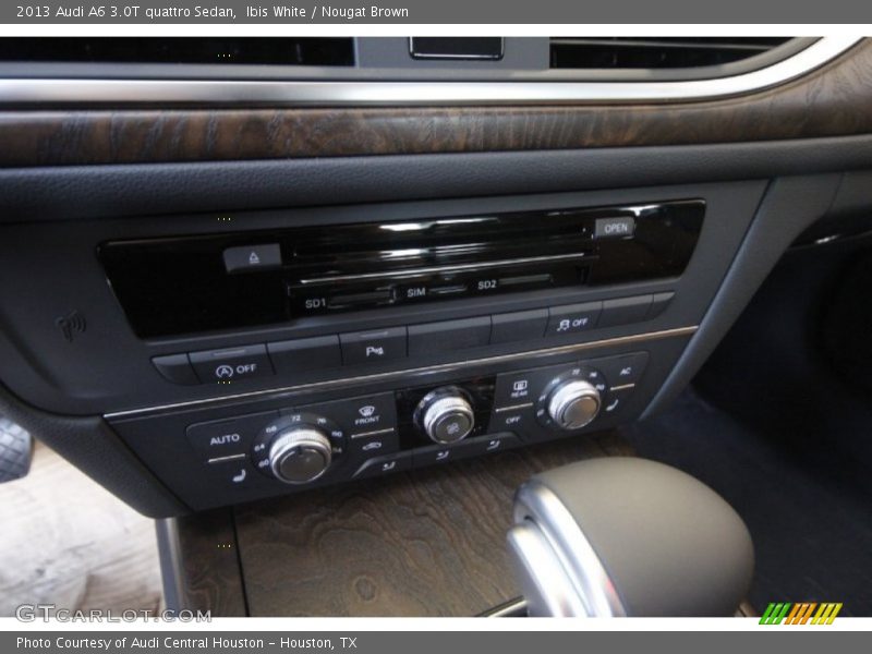 Ibis White / Nougat Brown 2013 Audi A6 3.0T quattro Sedan