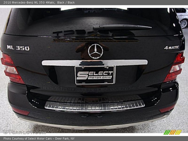 Black / Black 2010 Mercedes-Benz ML 350 4Matic