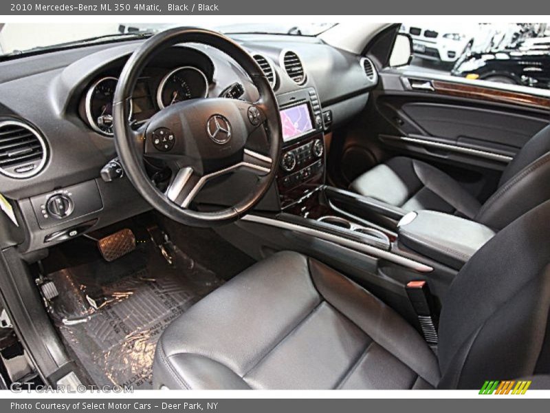 Black / Black 2010 Mercedes-Benz ML 350 4Matic
