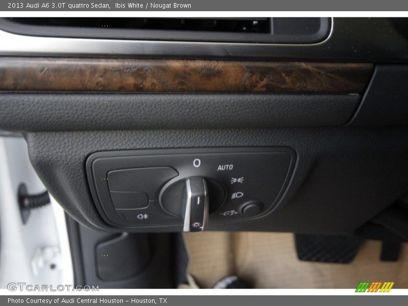 Ibis White / Nougat Brown 2013 Audi A6 3.0T quattro Sedan