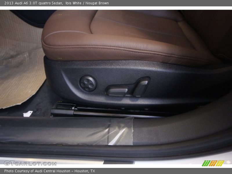 Ibis White / Nougat Brown 2013 Audi A6 3.0T quattro Sedan