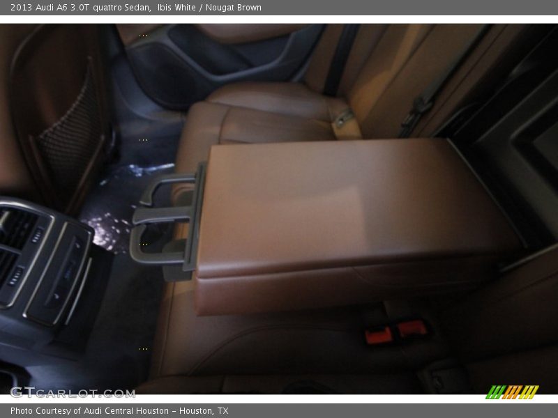 Ibis White / Nougat Brown 2013 Audi A6 3.0T quattro Sedan