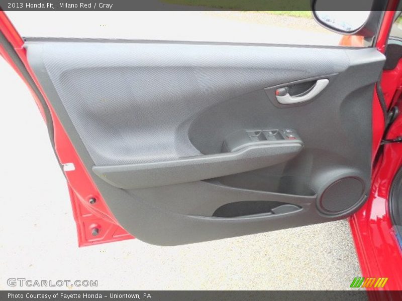 Milano Red / Gray 2013 Honda Fit