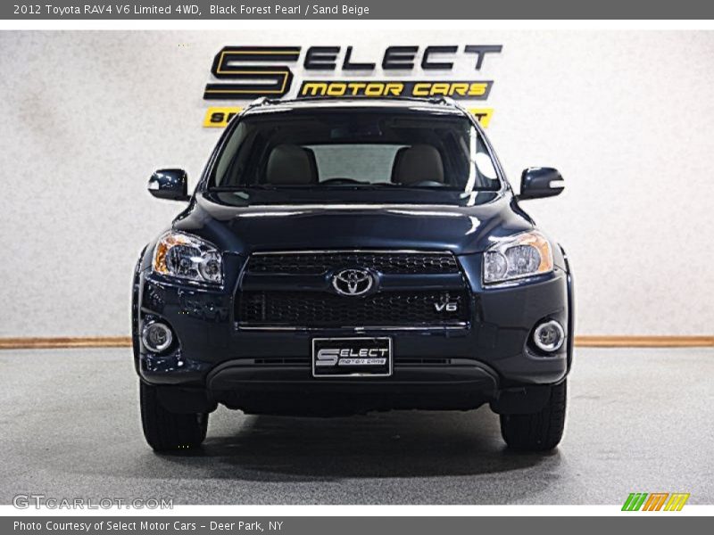 Black Forest Pearl / Sand Beige 2012 Toyota RAV4 V6 Limited 4WD