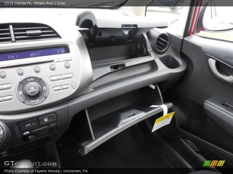 Milano Red / Gray 2013 Honda Fit