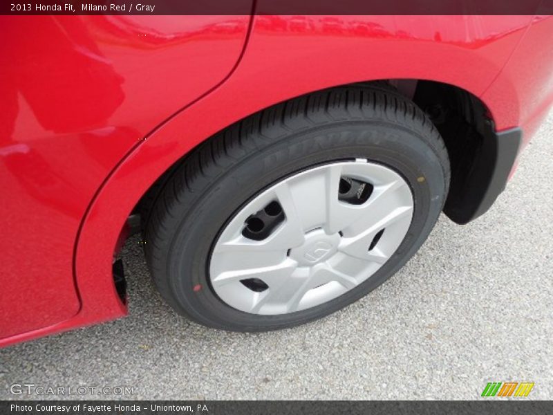 Milano Red / Gray 2013 Honda Fit