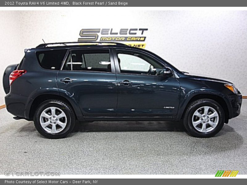 Black Forest Pearl / Sand Beige 2012 Toyota RAV4 V6 Limited 4WD