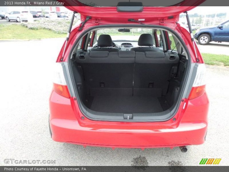Milano Red / Gray 2013 Honda Fit