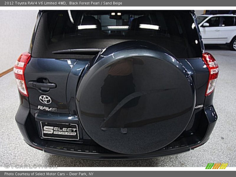 Black Forest Pearl / Sand Beige 2012 Toyota RAV4 V6 Limited 4WD