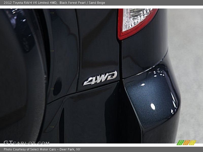 Black Forest Pearl / Sand Beige 2012 Toyota RAV4 V6 Limited 4WD
