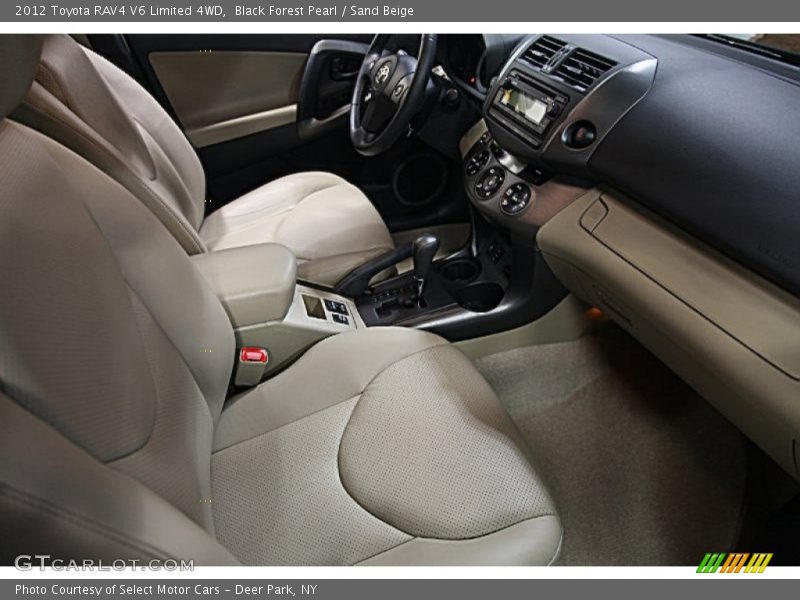 Black Forest Pearl / Sand Beige 2012 Toyota RAV4 V6 Limited 4WD