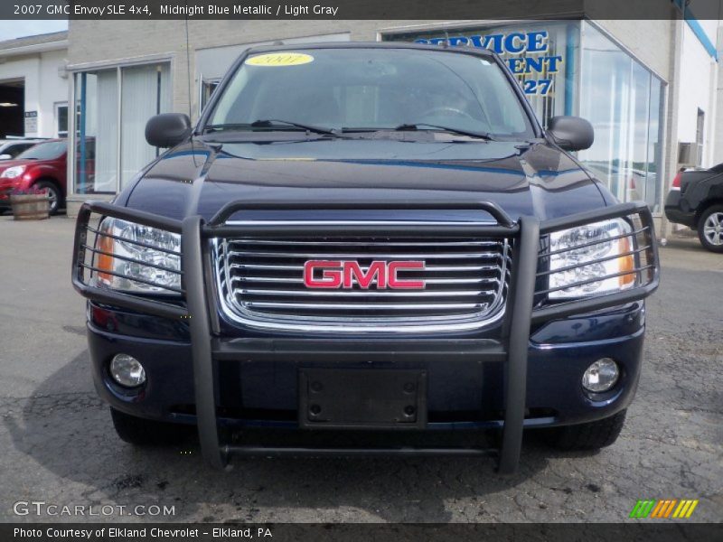 Midnight Blue Metallic / Light Gray 2007 GMC Envoy SLE 4x4