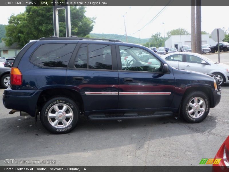 Midnight Blue Metallic / Light Gray 2007 GMC Envoy SLE 4x4