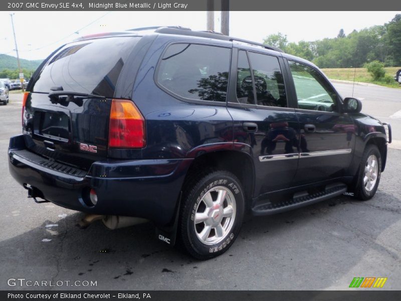 Midnight Blue Metallic / Light Gray 2007 GMC Envoy SLE 4x4